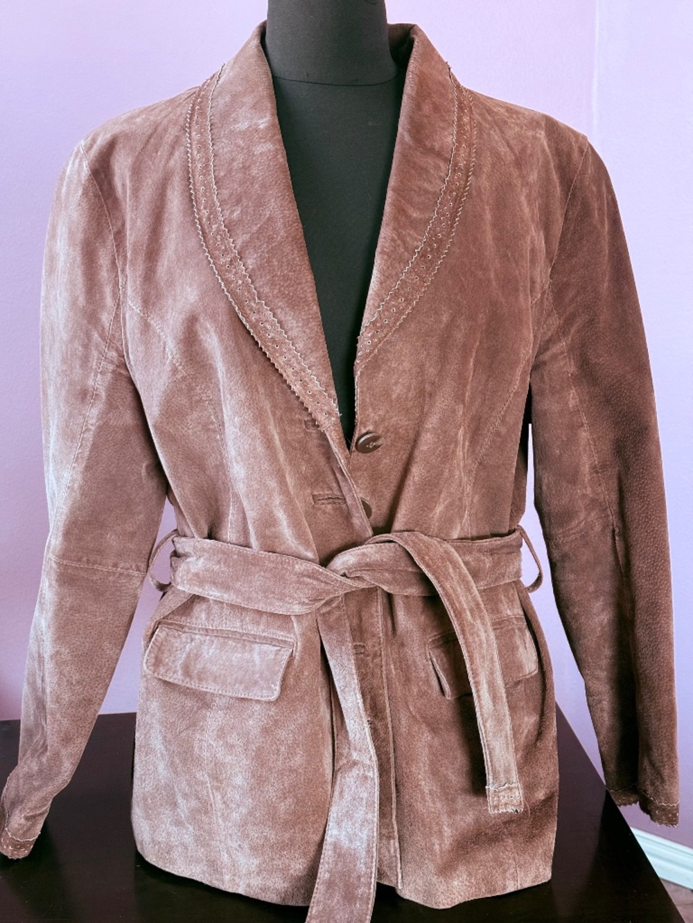 Rust colored Suede Jacket